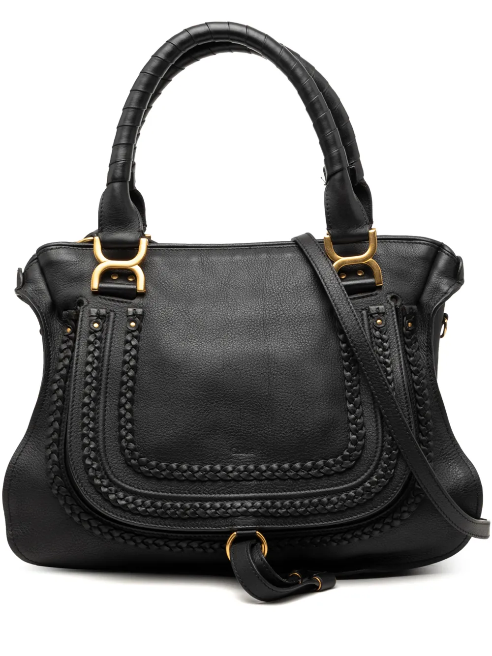 Chloé Pre-Owned 2011 Medium Leather Marcie satchel - Nero