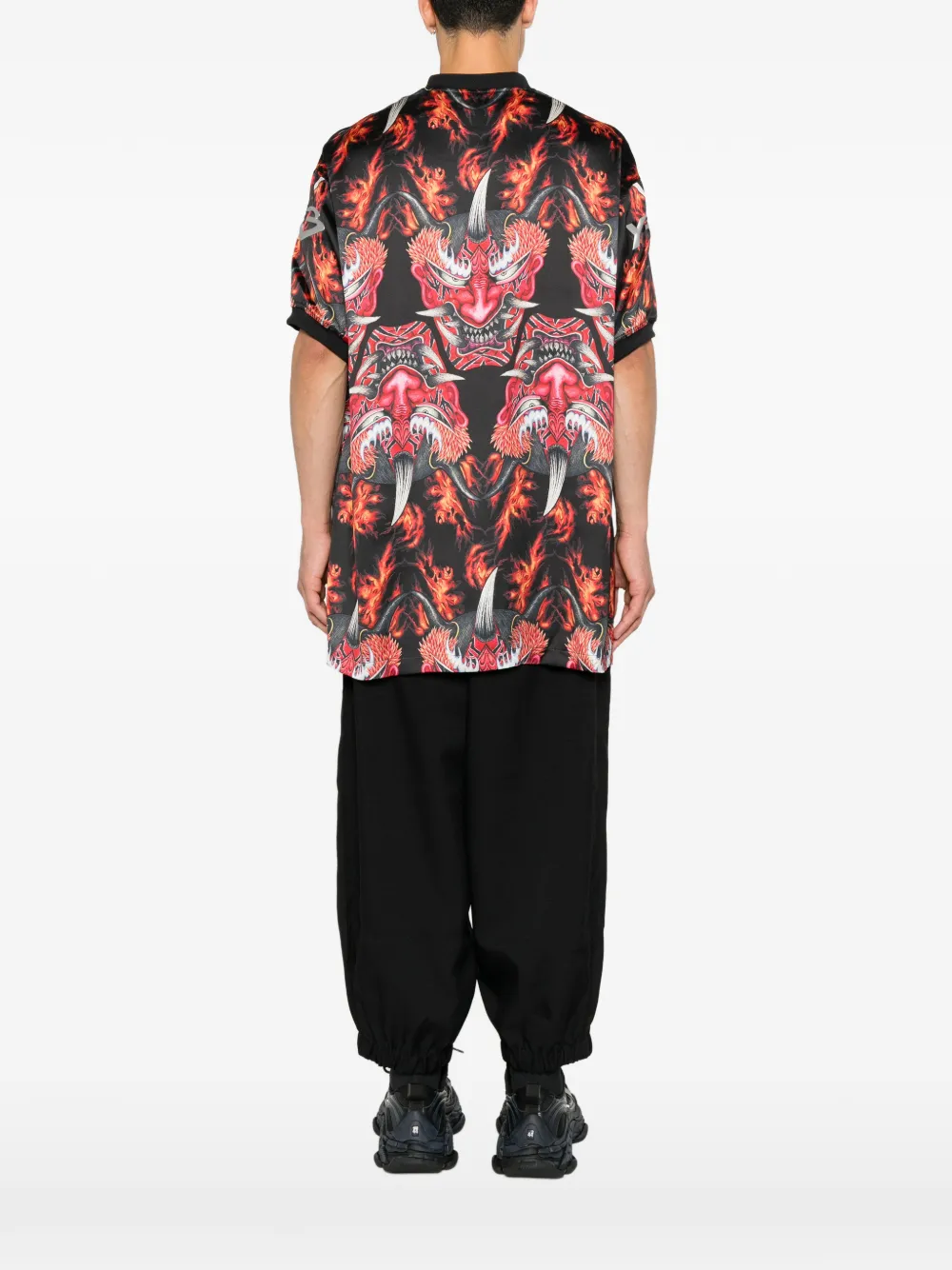 Y-3 Top met korte mouwen Zwart