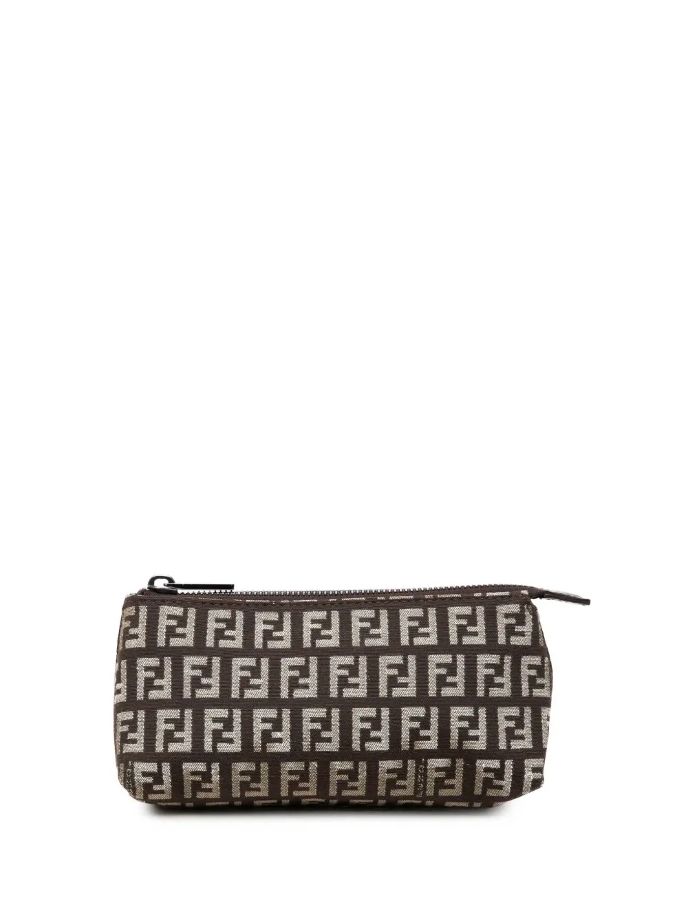 Fendi Pre-Owned 2000-2010 Zucchino Canvas coin pouch - Marrone