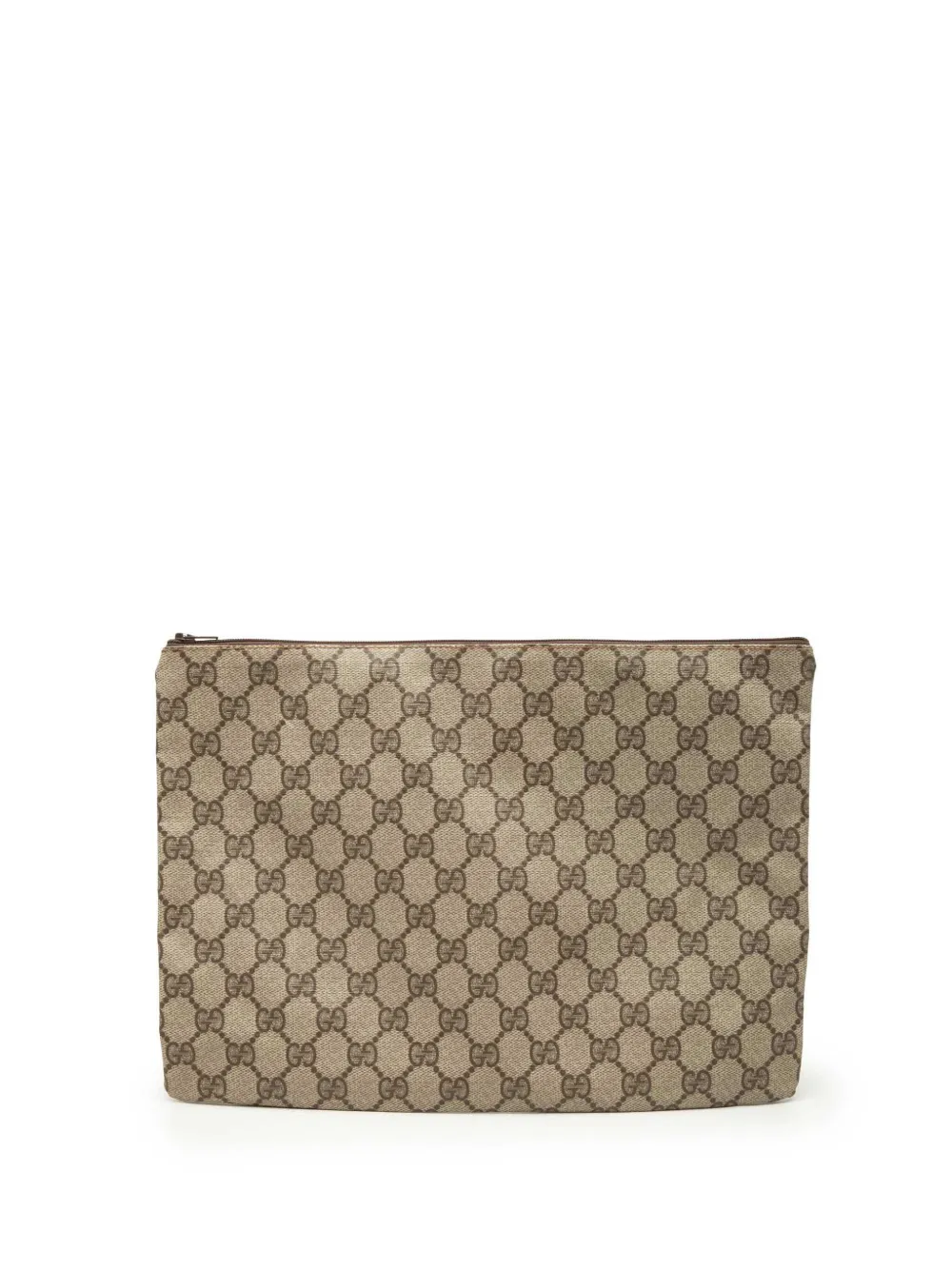 Gucci Pre-Owned 20th Century GG Supreme clutch bag - Toni neutri