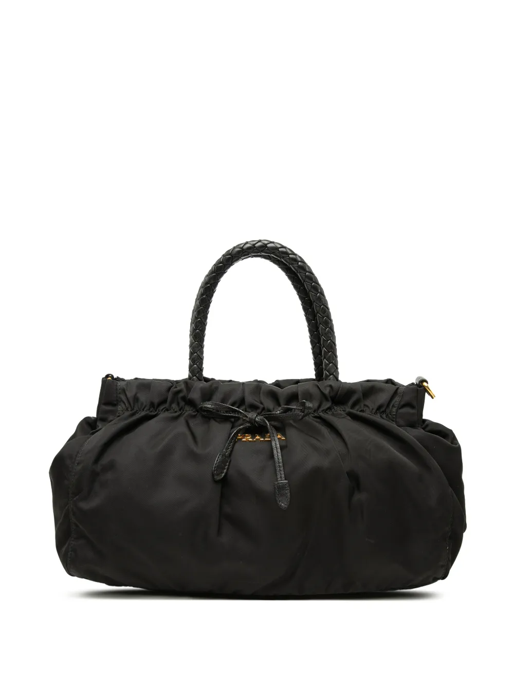 Prada Pre-Owned 2000-2013 Tessuto Bow satchel - Nero