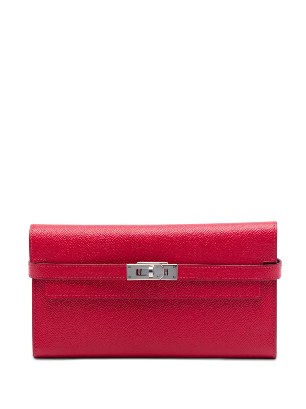 Hermès Pre-Owned 2014 Epsom Kelly Longue Wallet long wallets - Rosso