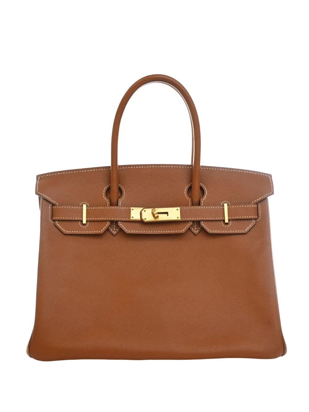 Hermès Pre-Owned 2007 Epsom Birkin Retourne 30 handbag - Marrone