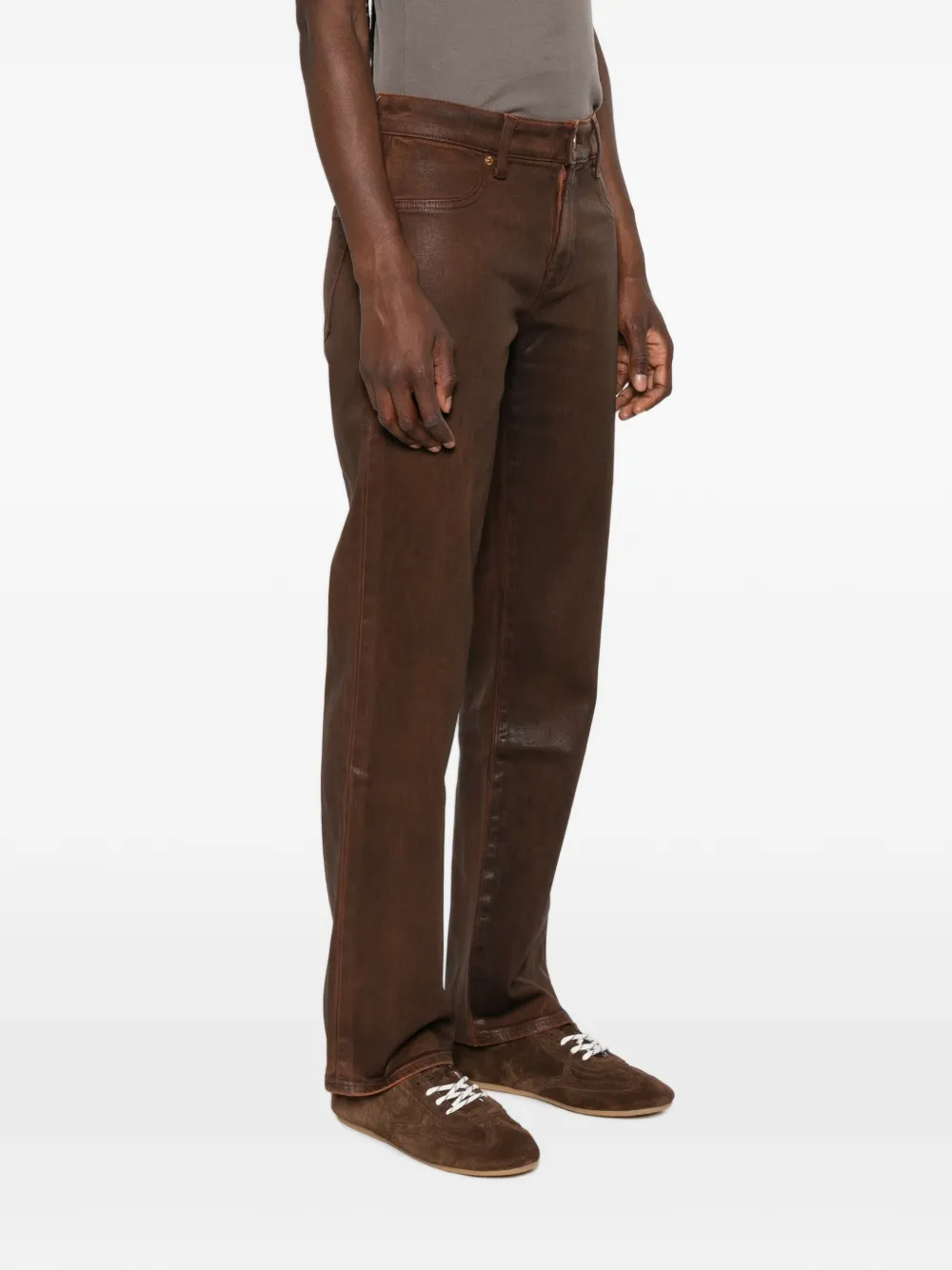 7 For All Mankind Calie straight jeans Bruin