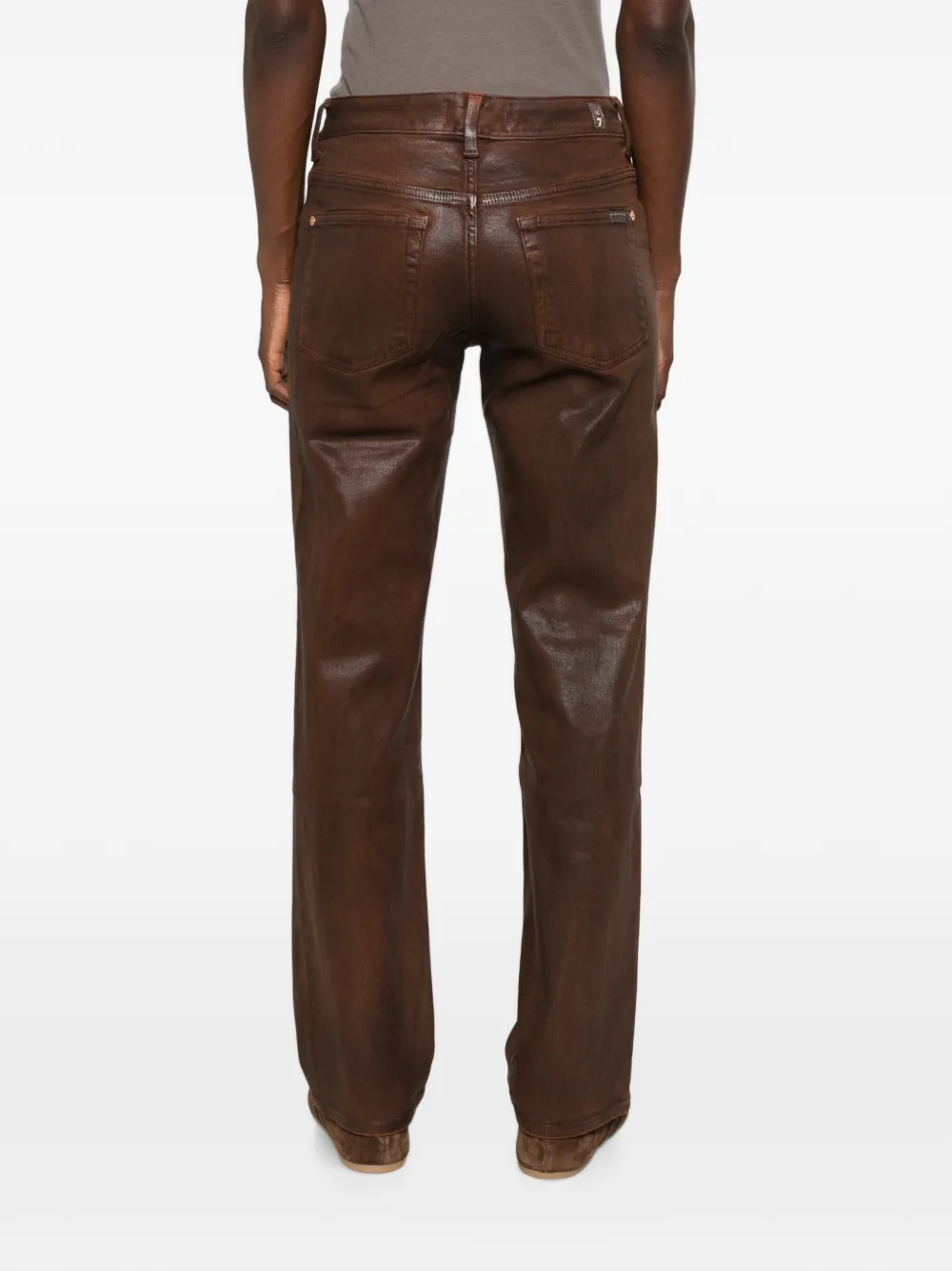 7 For All Mankind Calie straight jeans Bruin