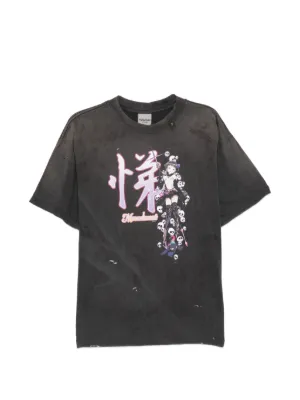 MONONOKE MADE x Takashi Murakami Distressed graphic-print T-shirt