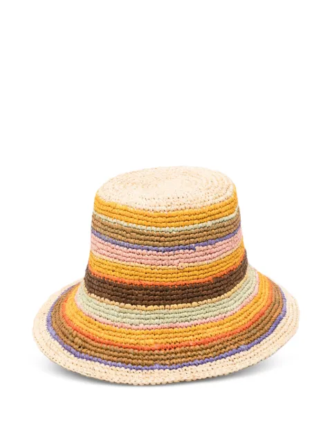 ZIMMERMANN stripe-pattern bucket hat