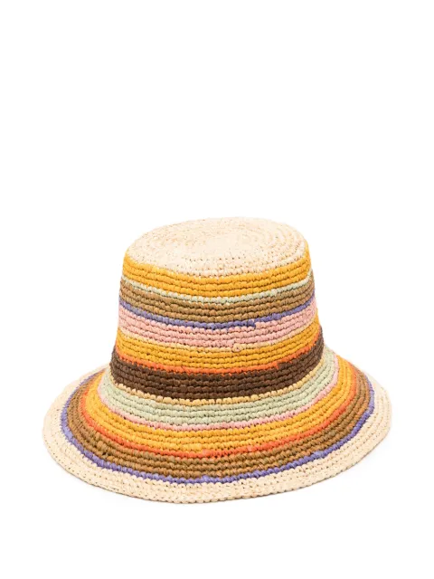 ZIMMERMANN stripe-pattern bucket hat