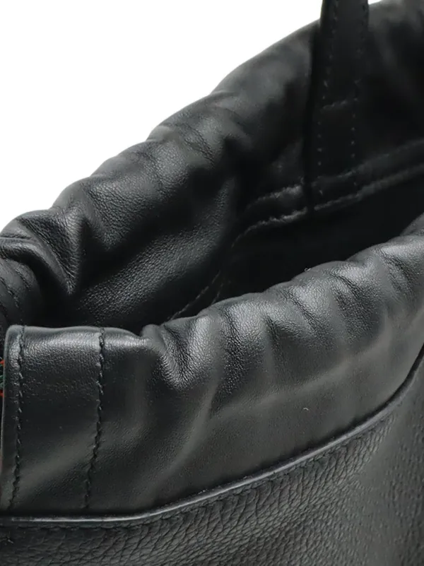 Gucci Pre-Owned 2000-2015 Grained Calfskin Web Logo  display picture 2