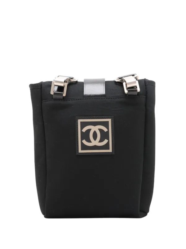 CHANEL Pre-Owned 2002-2003 スポーツライン キャンバス ショルダー 