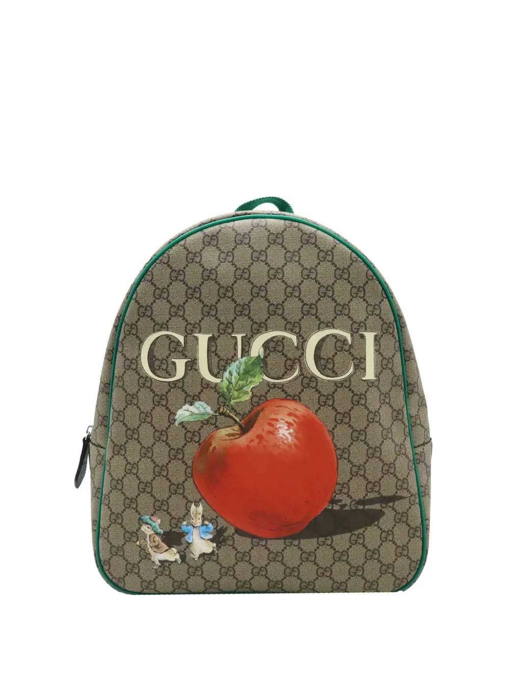 Gucci Pre-Owned 2024 Peter Rabbit Childrens GG Supreme Apple backpack - Toni neutri