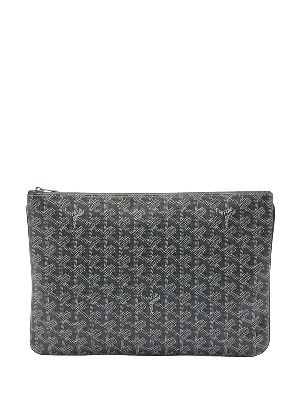 Goyard Pre-Owned 2010-2026 Goyardine Senat MM clutch bag - Grigio