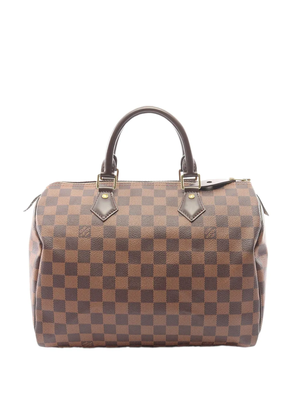 Louis Vuitton Pre-Owned 2015 Damier Ebene Speedy 30 boston bag - Marrone