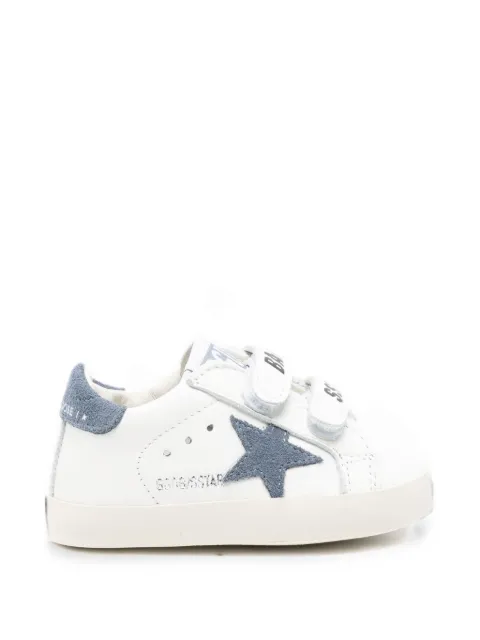 Golden Goose Kids Baby School Super-Star touch-strap sneakers