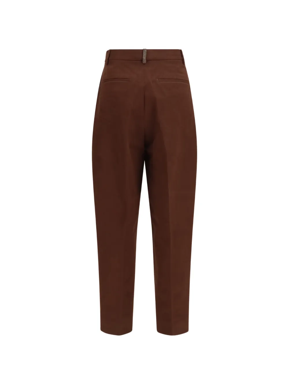 Fabiana Filippi Monili broek Bruin