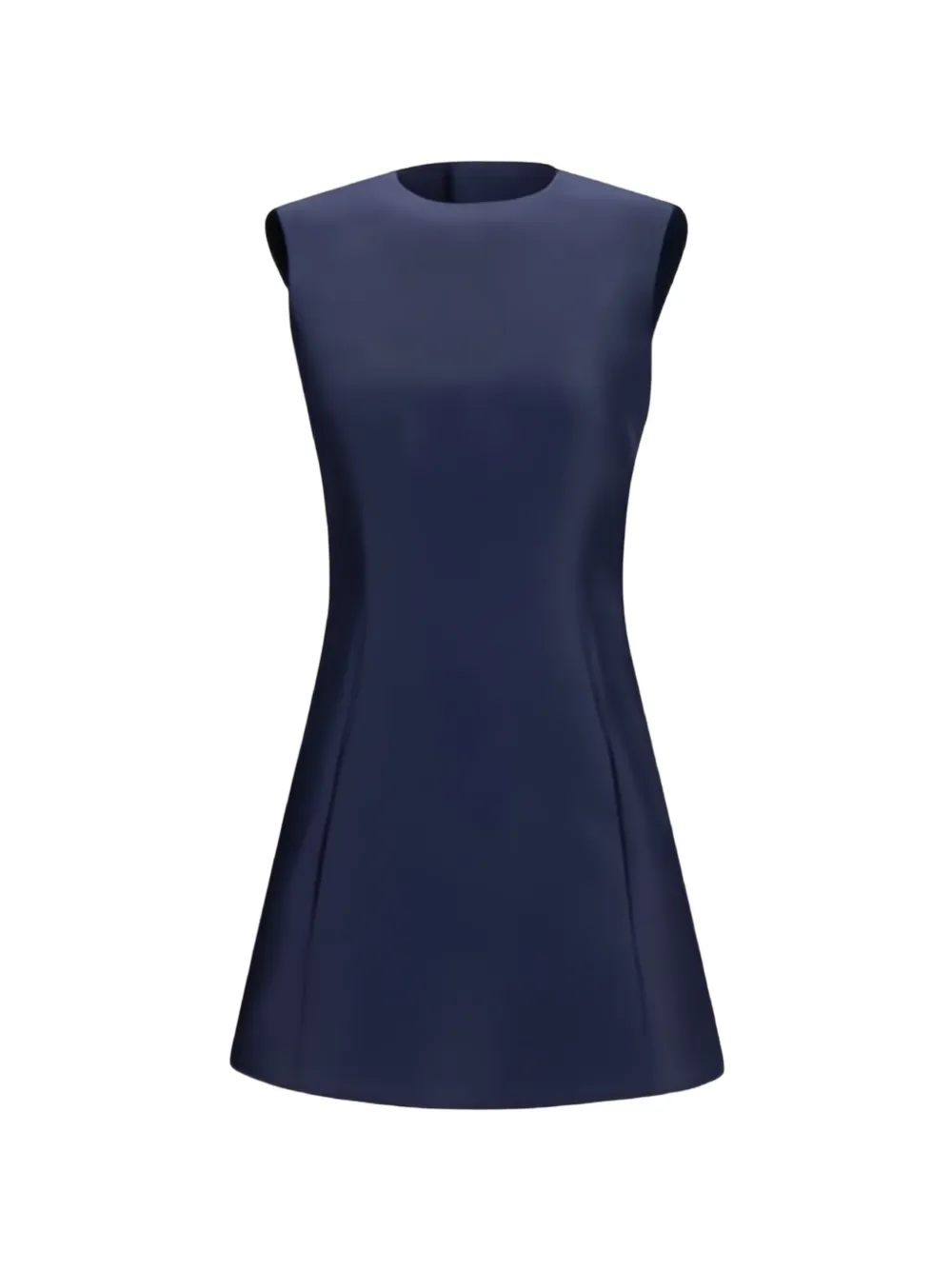 Balenciaga A-line sleeveless mini dress - Blu