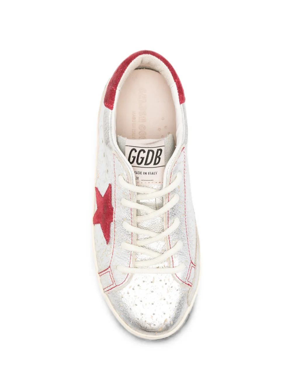 Golden Goose Kids Super-Star-patch sneakers Grijs