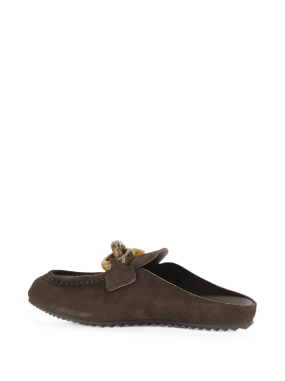 Pedro Garcia Bilma chain-link mules Bruin