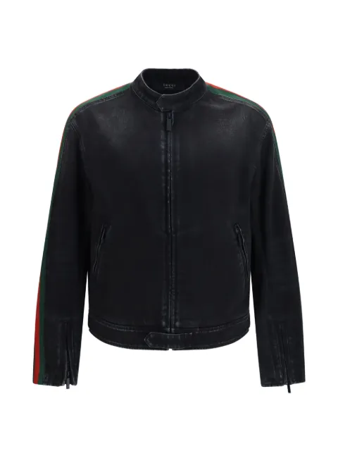 Gucci Web-stripe denim jacket