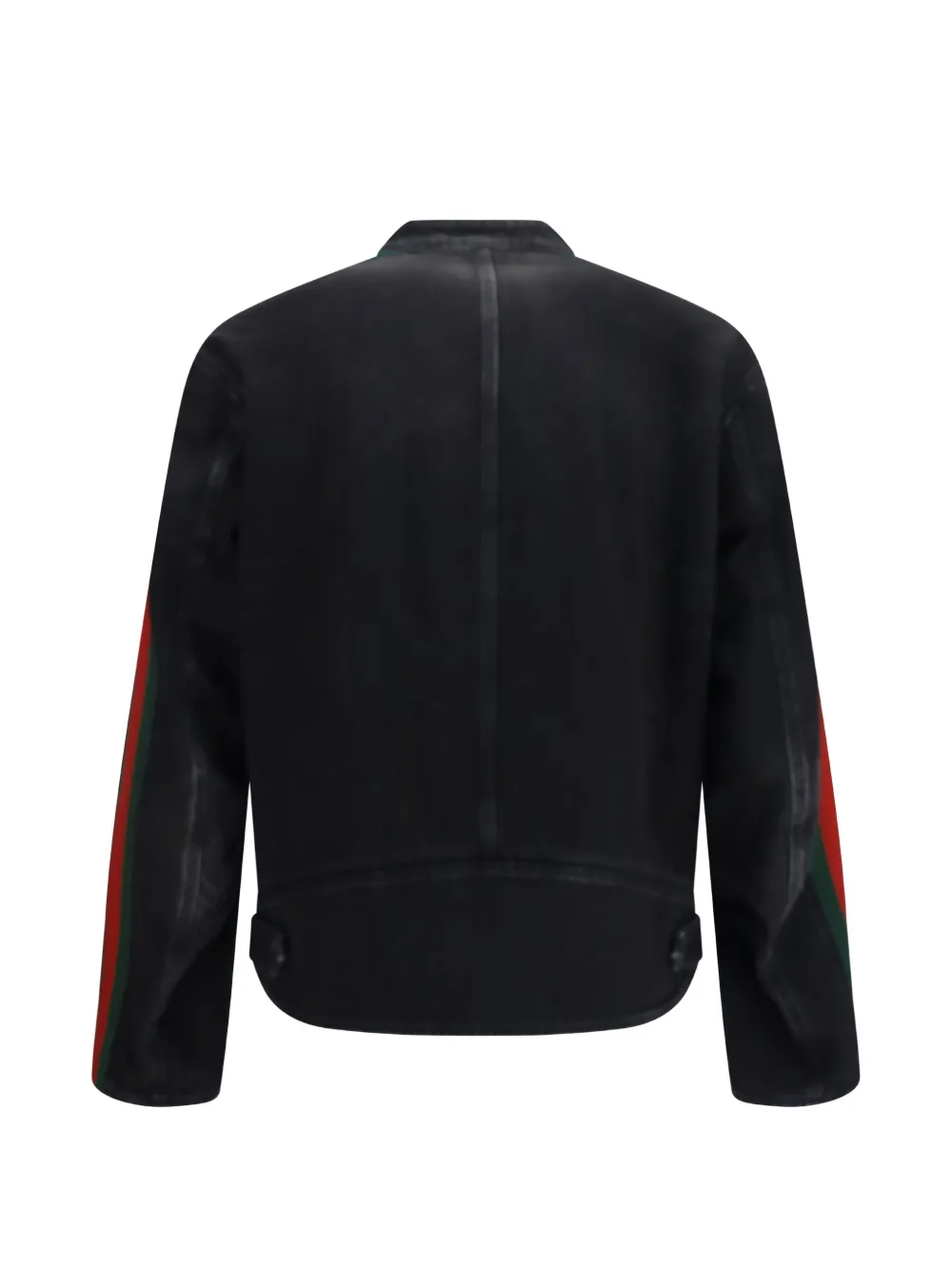 Gucci Denim jack met Web-streep Zwart