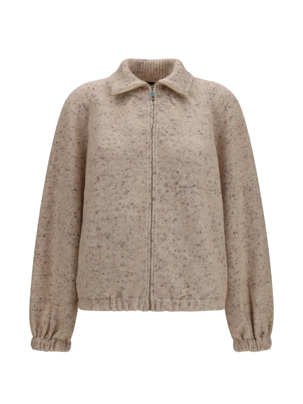 Fabiana Filippi long-sleeve zip-up cardigan - Toni neutri