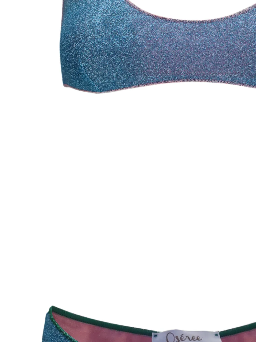 Oséree Lumière bikini met ombré-effect Blauw