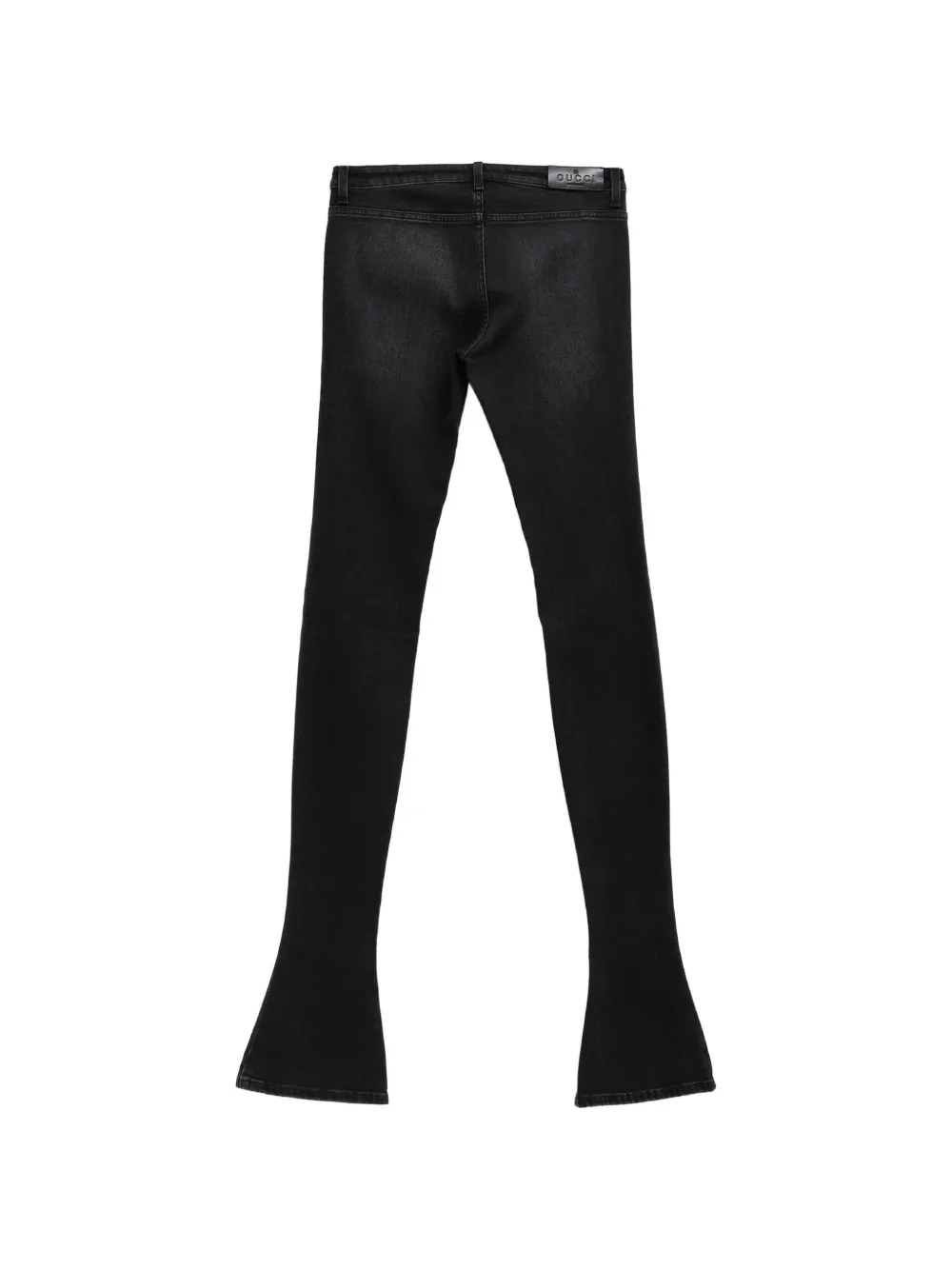 Gucci Jeans met flared afwerking Zwart