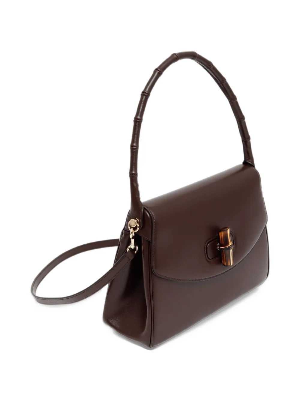 Gucci Bamboo Vendetta medium top-handle bag Bruin