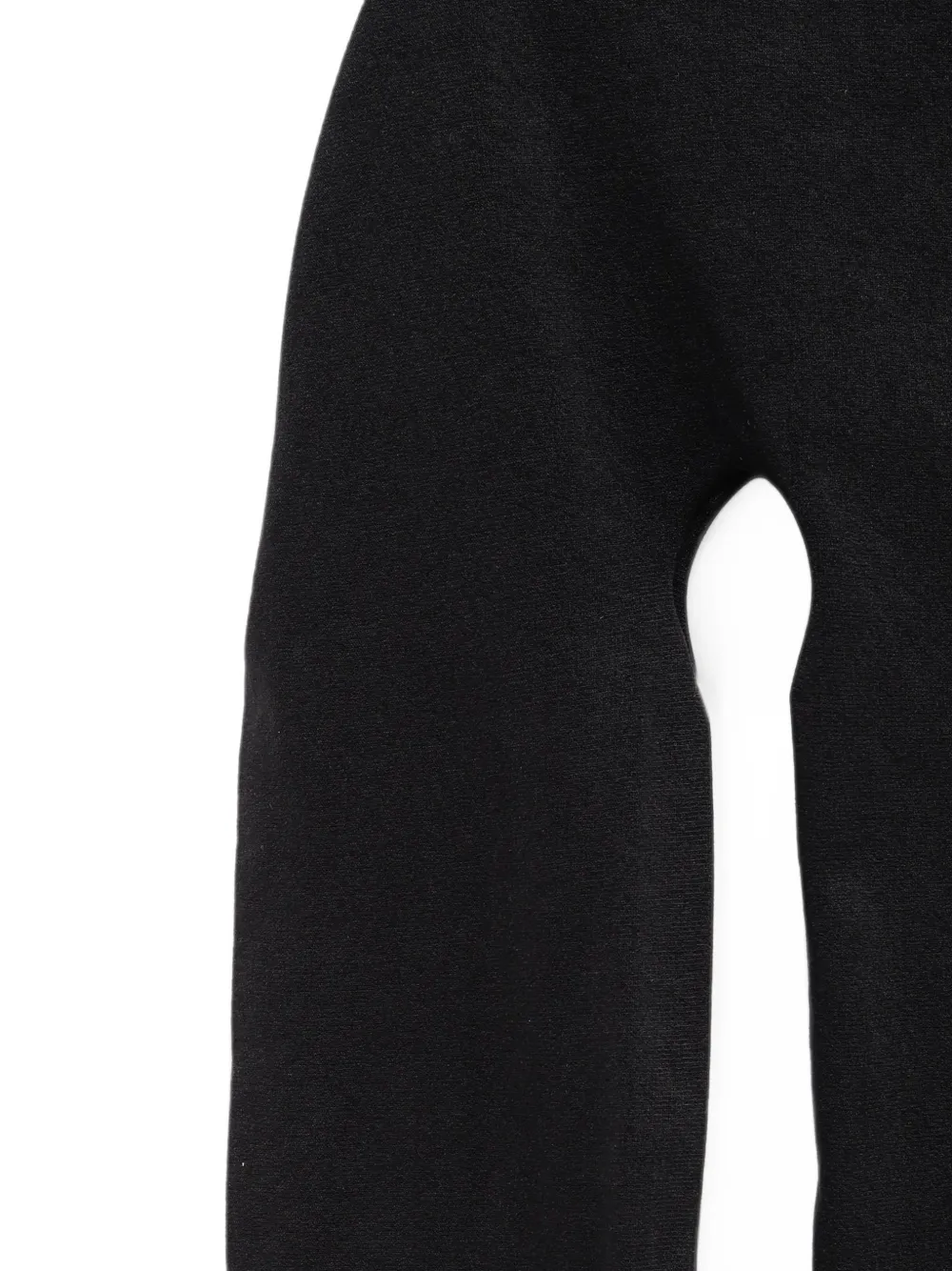 Gucci fine-knit roll-neck T-shirt Zwart