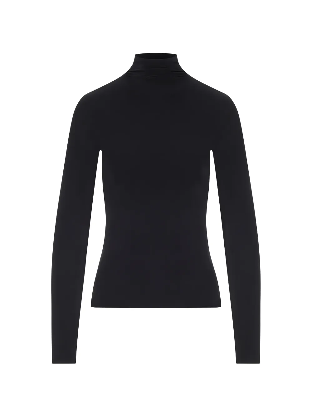 Gucci fine-knit roll-neck T-shirt Zwart