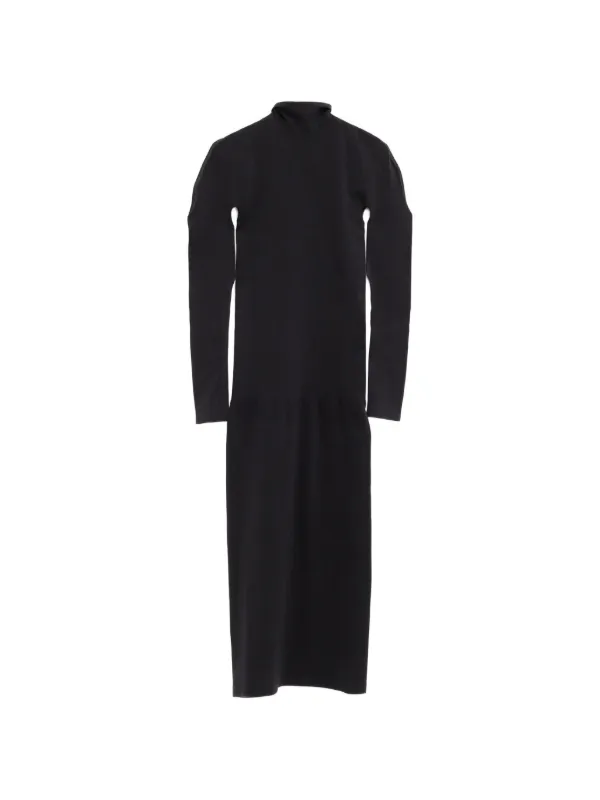Gucci Cut-out Roll-neck Dress in Black
