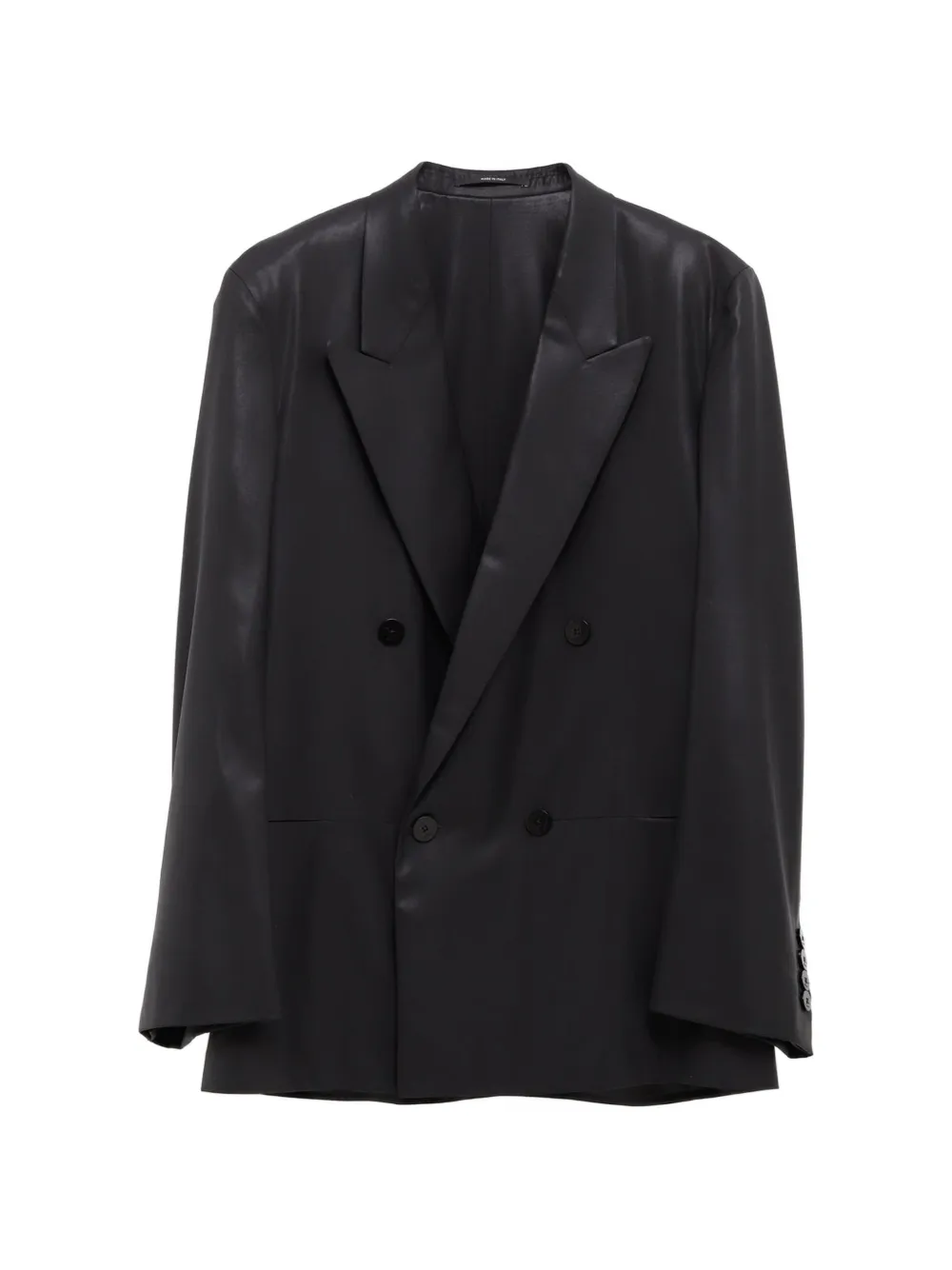 Gucci double-breasted peak-lapel blazer - Black
