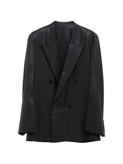 Gucci double-breasted peak-lapel blazer