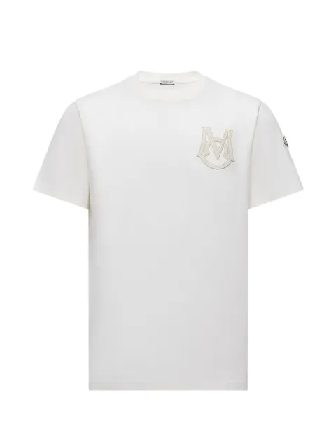 Moncler logo-patch crew-neck T-shirt