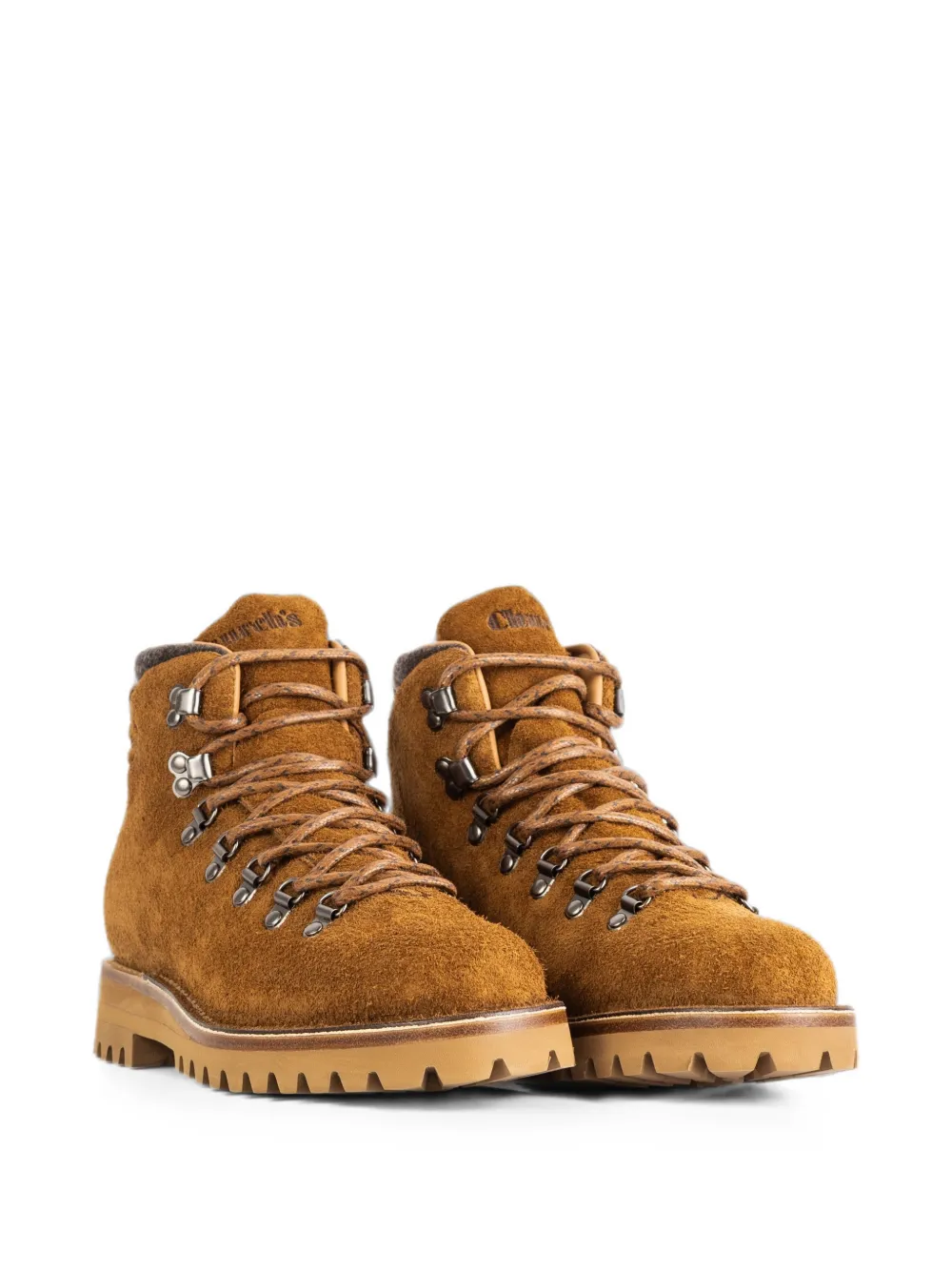 Church's lace-up suede boots Bruin