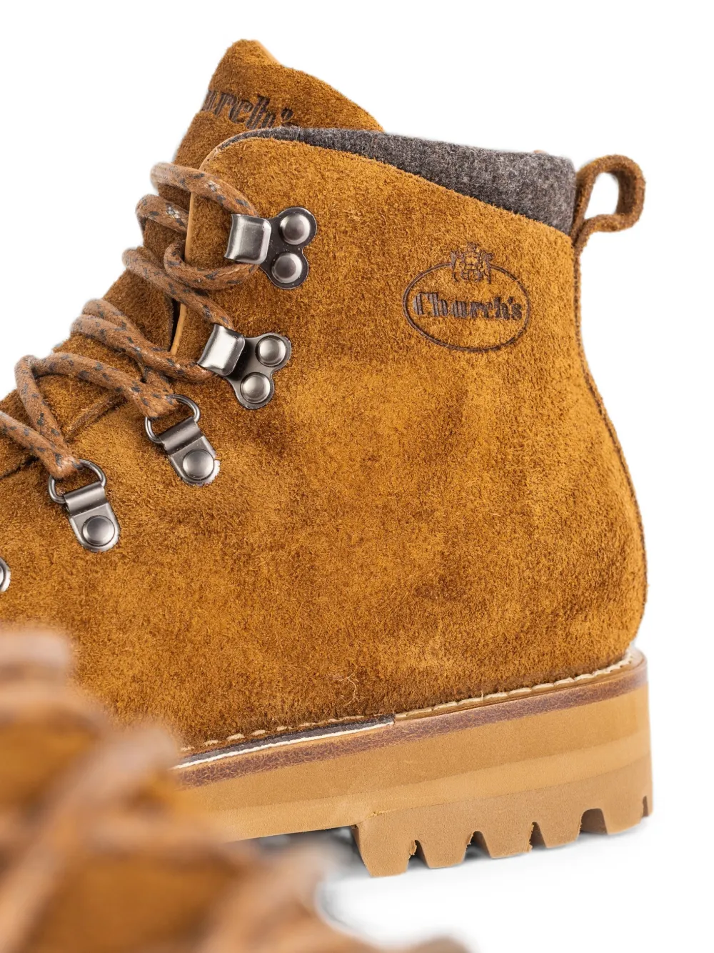 Church's lace-up suede boots Bruin
