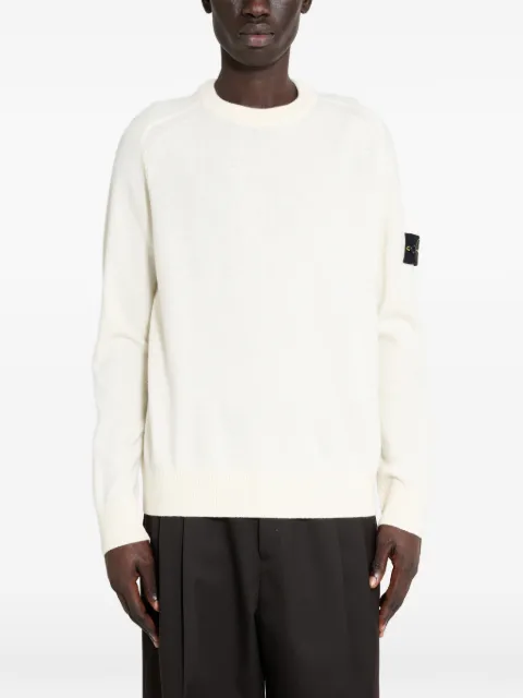 Stone Island Pullover mit Logo-Patch