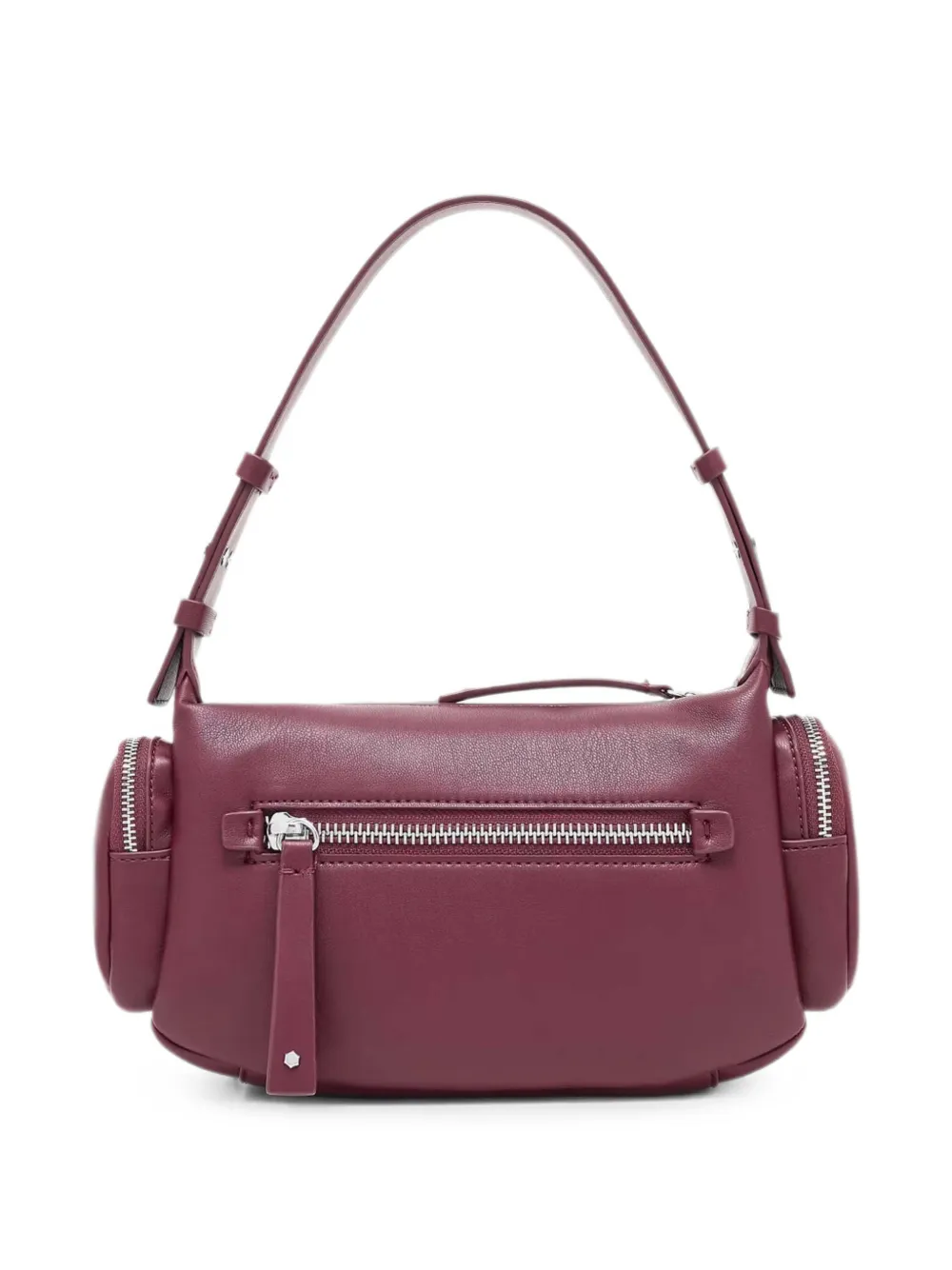 Armani Exchange Schoudertas met ritsdetail en meerdere zakken Paars