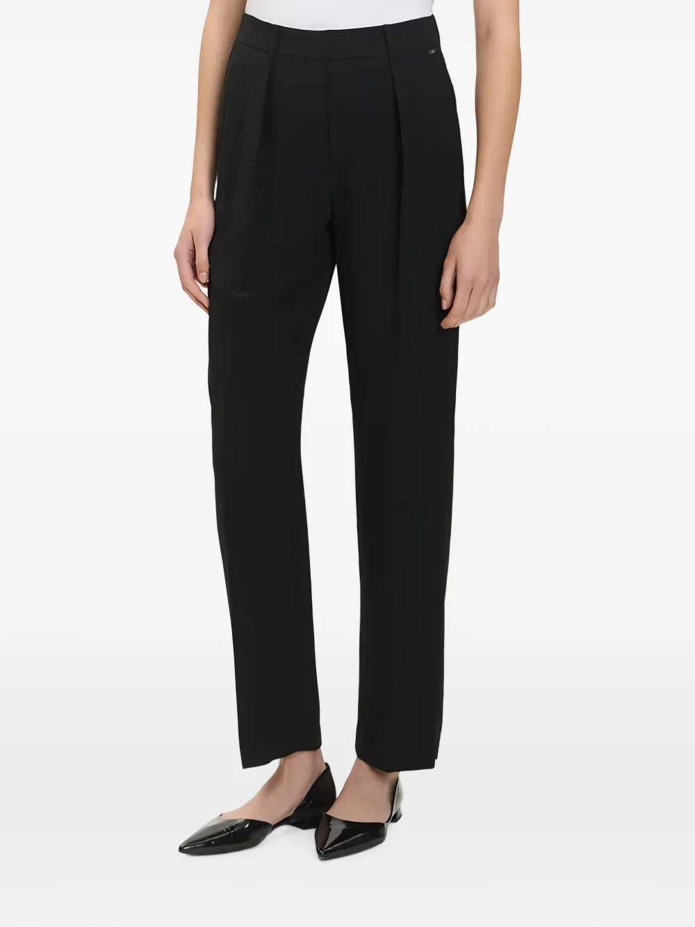 Armani Exchange Pantaloni con pieghe - Nero