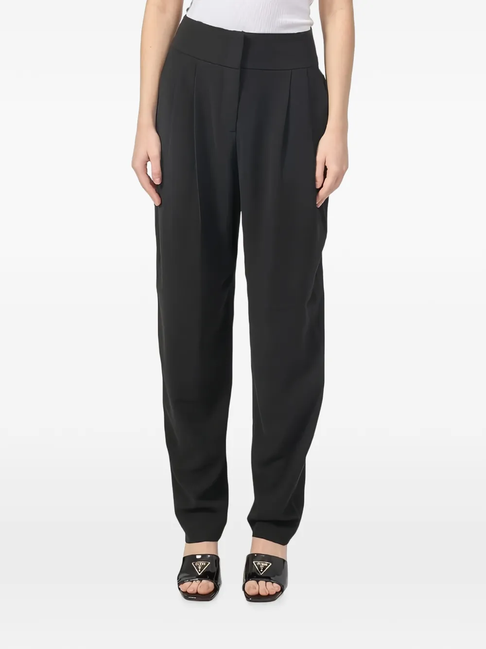 Armani Exchange Schmal zulaufende Hose - Schwarz