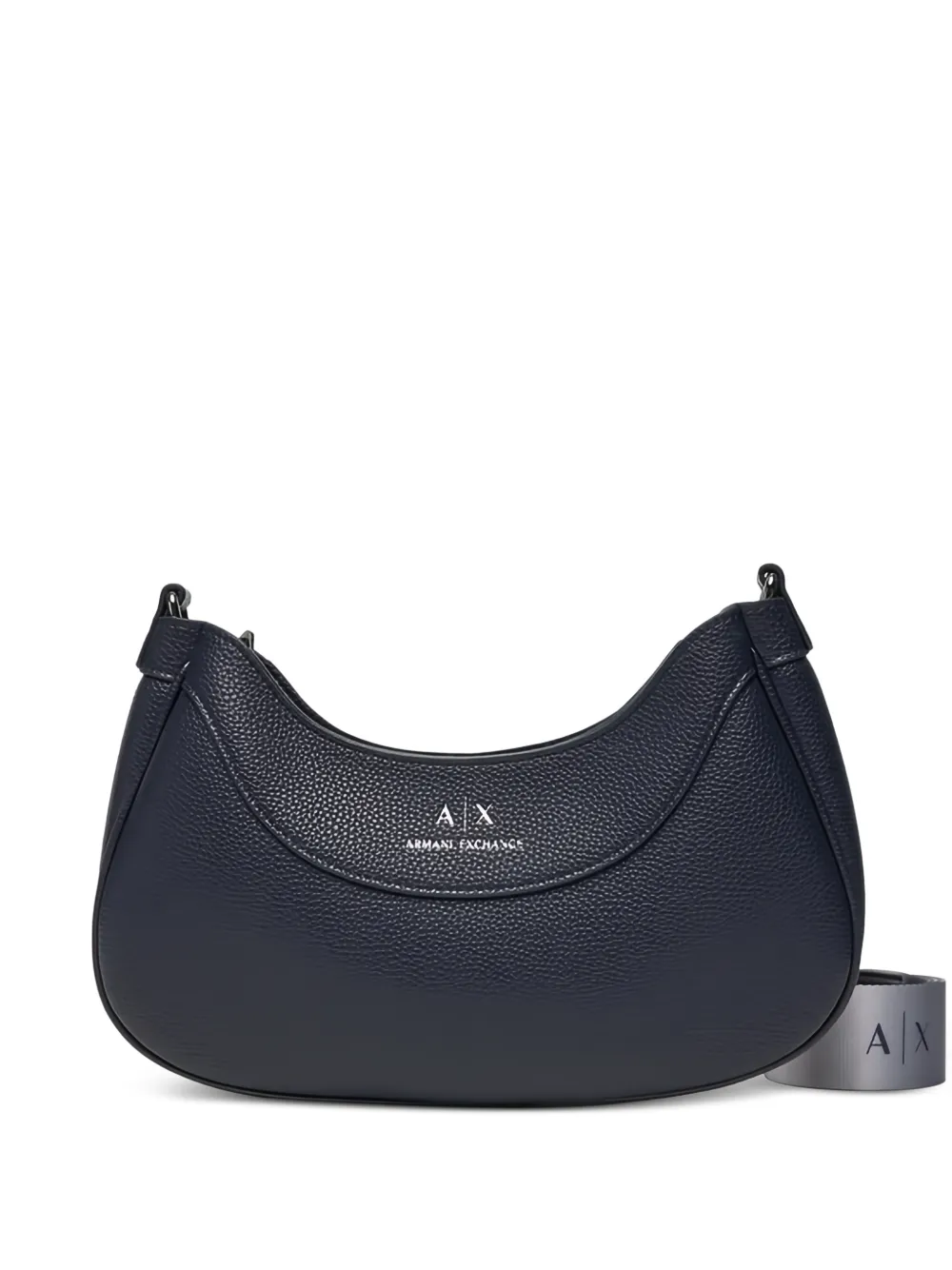 Armani Exchange logo-print shoulder bag - Blu