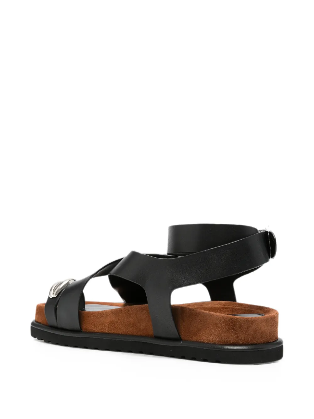 ADRIANNA FERETTI Sandalen met gekruiste bandjes Zwart