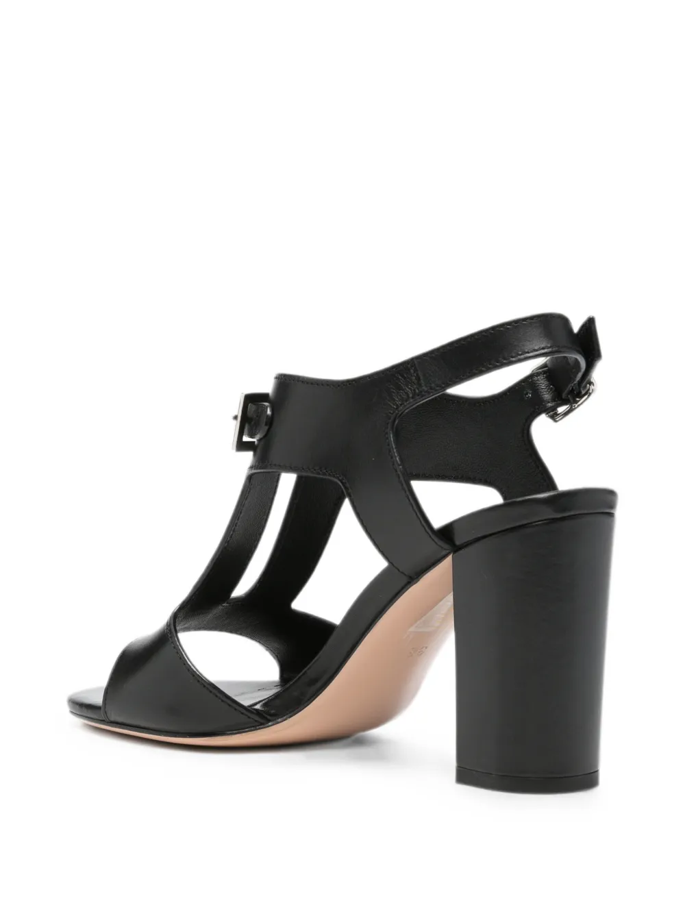 ADRIANNA FERETTI buckle-detail T-bar sandals Zwart