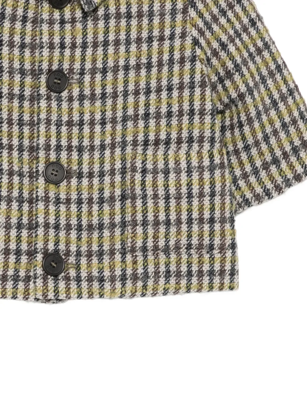 Douuod Kids Geruit jack Beige