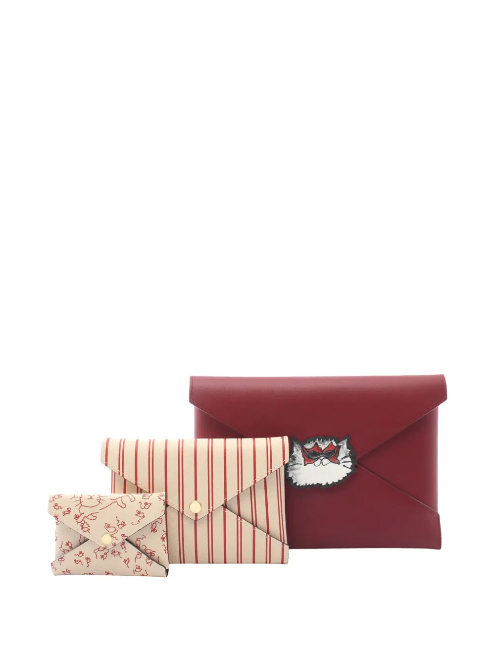 Louis Vuitton Pre-Owned 2025 × Grace Coddington Kirigami Pochette clutch bag - Rot