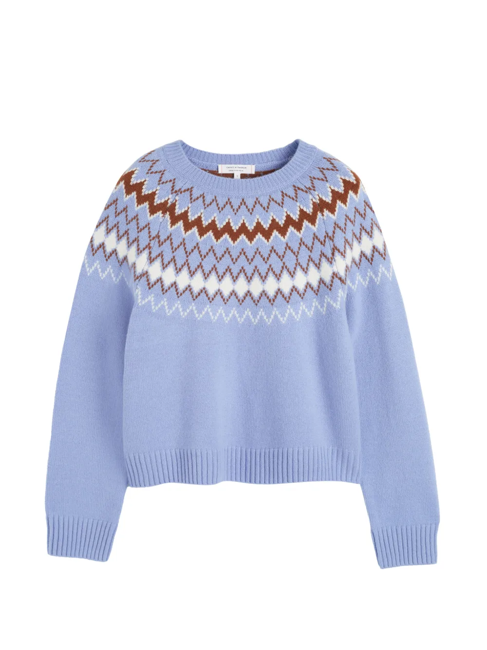 Chinti & Parker Fair Isle round-neck sweater