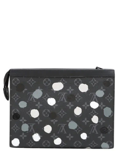 Louis Vuitton Pre-Owned bolso de mano Pochette Voyage MM con lona Monogram Eclipse característica 2021-2026