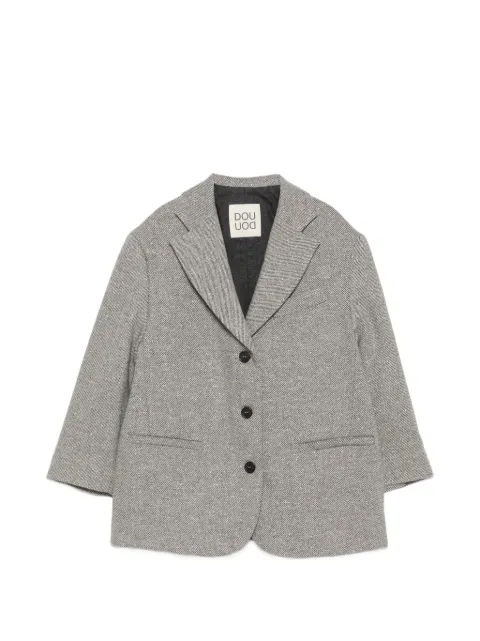 Douuod Kids chaqueta con botones y lazo
