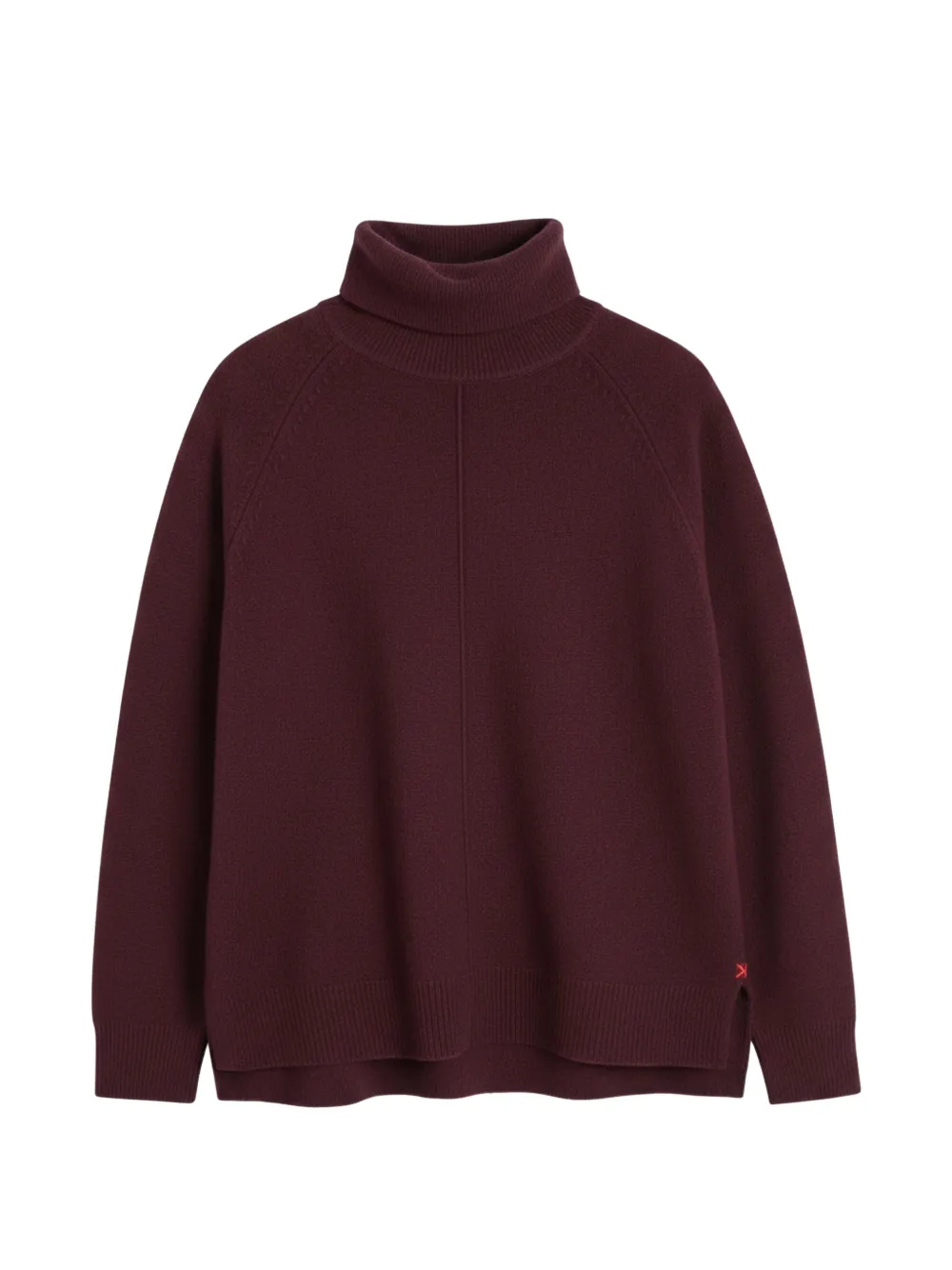 Chinti & Parker Roll-neck Raglan-sleeve Sweater In Purple