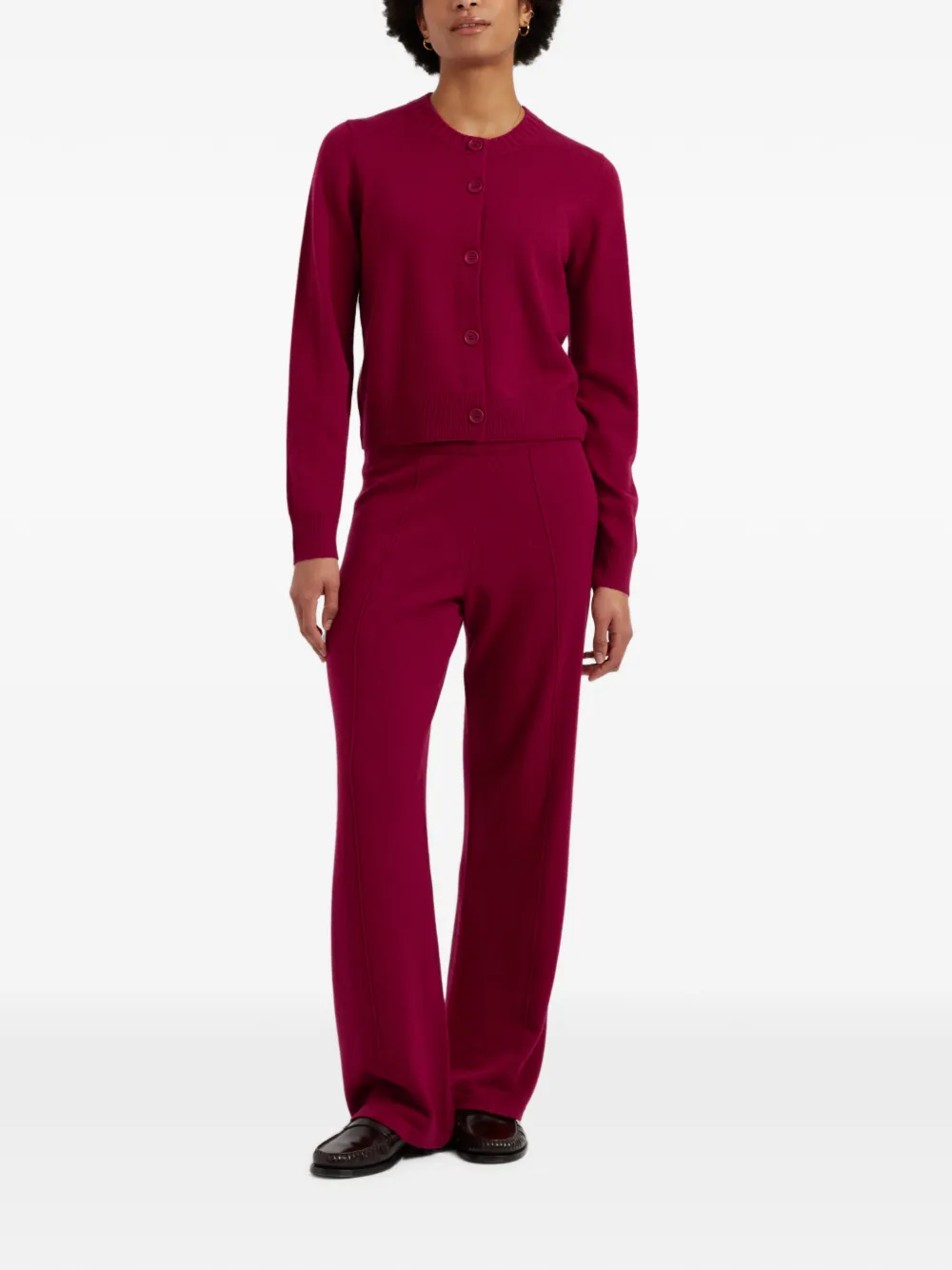 Chinti & Parker Vest met ronde hals Rood